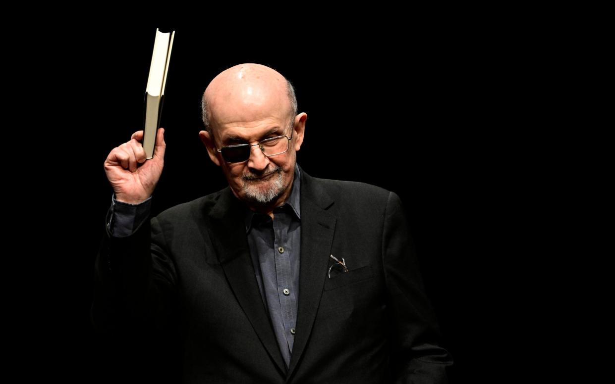 Salman Rushdie was speaking at a literary festival in Berlin, Germany about his new book