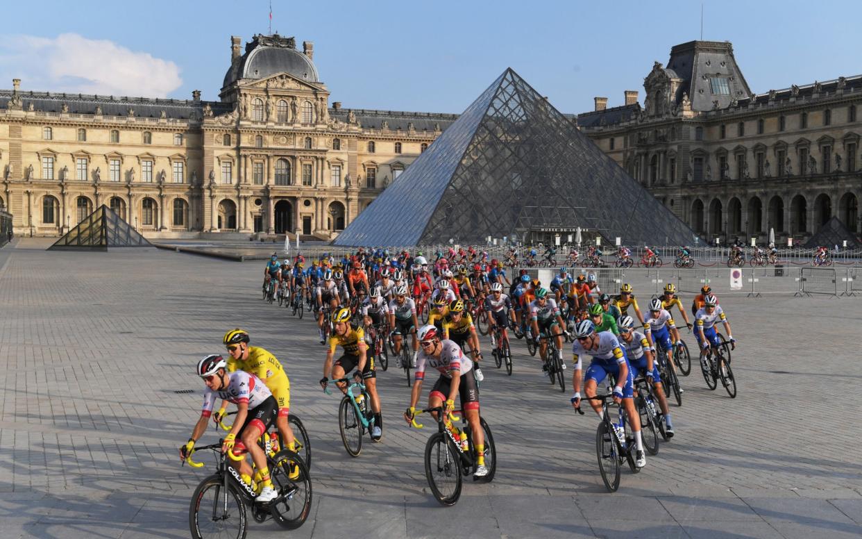 Tour de France riders in the final stage of this year's race - Getty Images