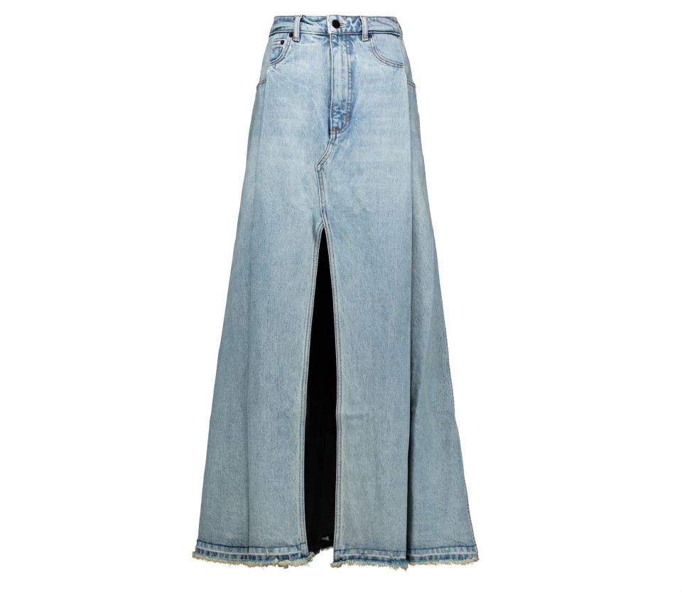 Spring's Best Skirts to Shop: Denim Maxi