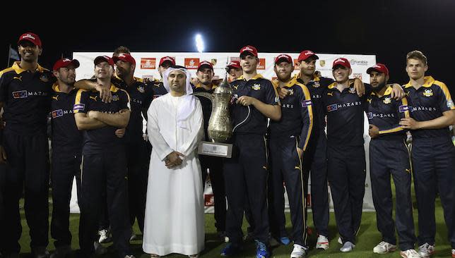 Yorkshire lifted the Emirates Airline T20 trophy