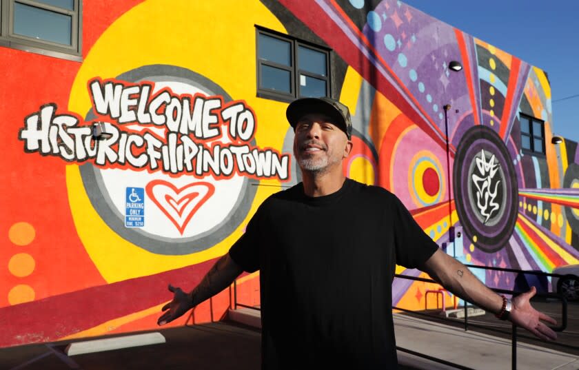 LOS ANGELES-CA-JULY 25, 2022: Comedian Jo Koy is photographed at Rideback Ranch in Los Angeles on Monday, July 25, 2022. (Christina House / Los Angeles Times)