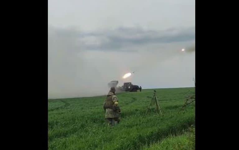 Ucrania compartió imágenes de sus tropas en el campo de batalla