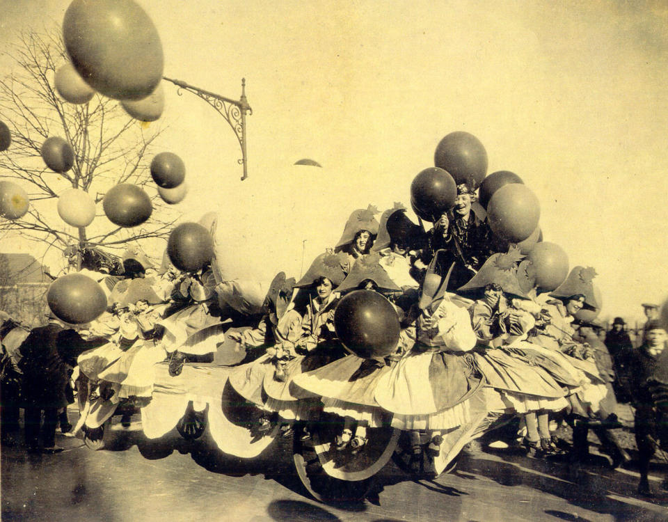 Balloonatics float, which inspired the creation of the character balloons