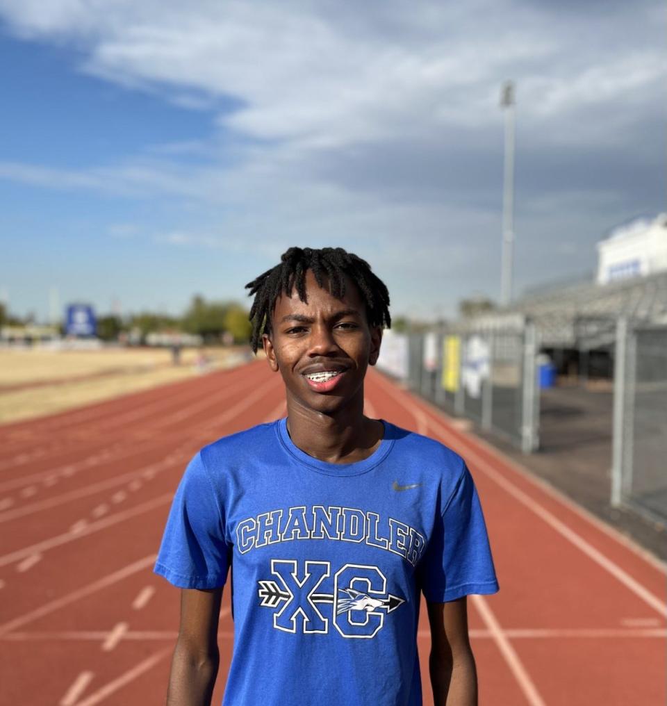 Gibson Kibia of Chandler High won the Division I State Championship in November.