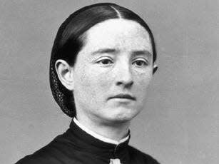 A black and white photo of Mary Edwards Walker.