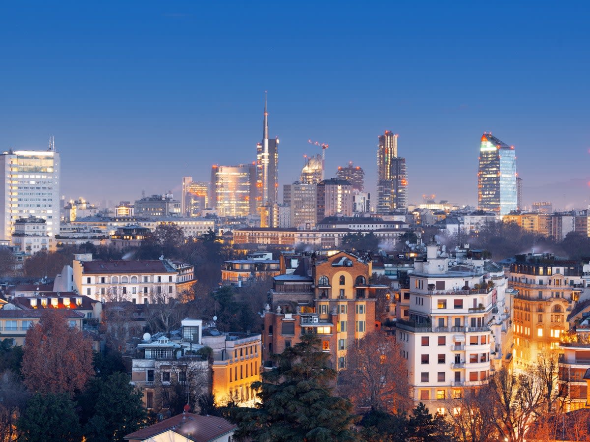 The financial district in Milan (iStock/Getty Images)