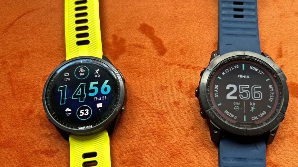 Garmin Forerunner 965 and Garmin Fenix 7