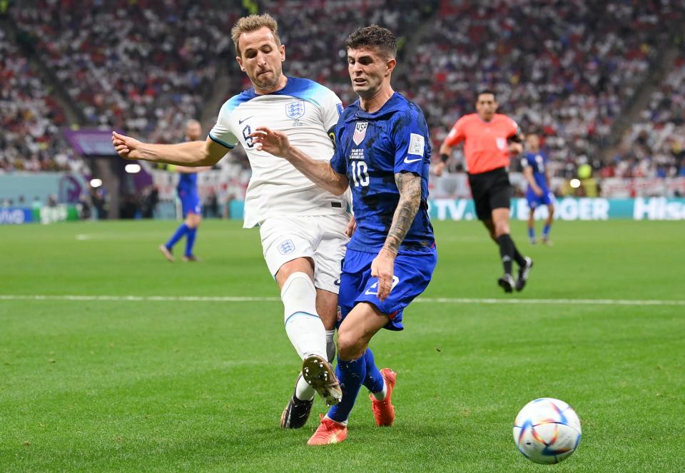 Harry Kane and Christian Pulisic.