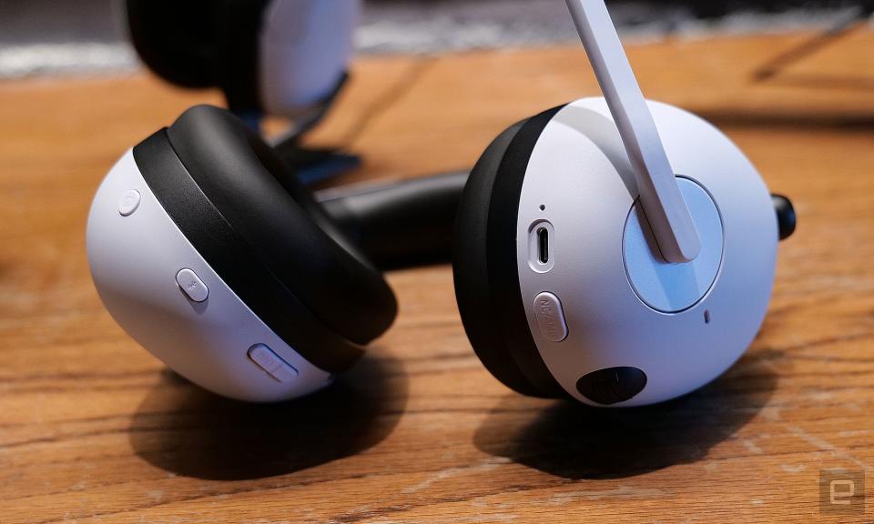 The top-end Inzone H9 headset features dual wireless connection modes along with built-in digital noise cancellation, RGB lighting and up to 32 hours of battery life. 