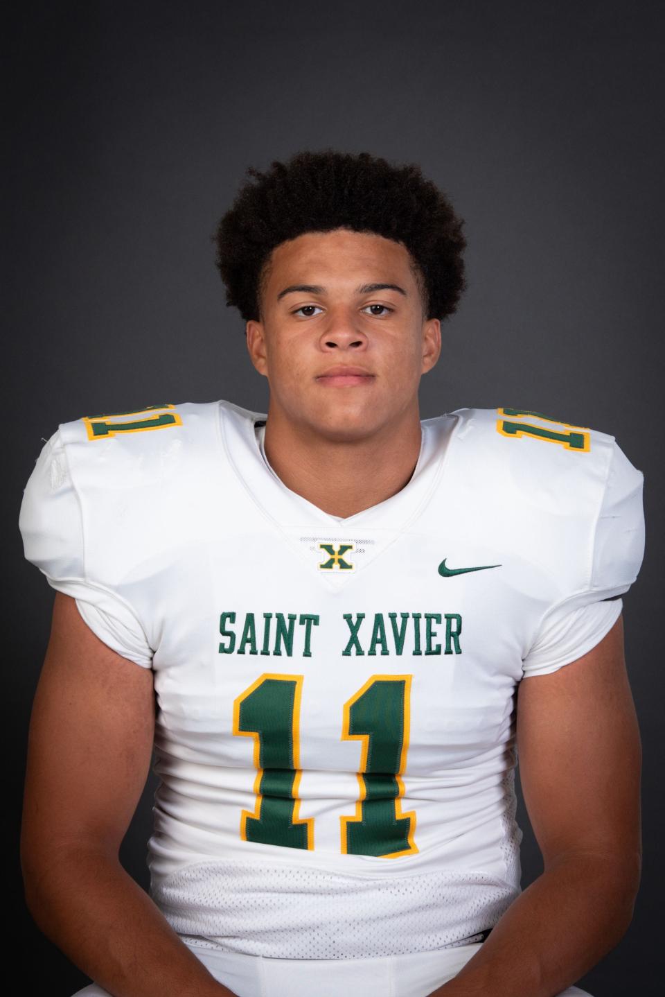 St. Xavier High School's Jaxon Panariello has been named to The Courier Journal's All-State football first team.