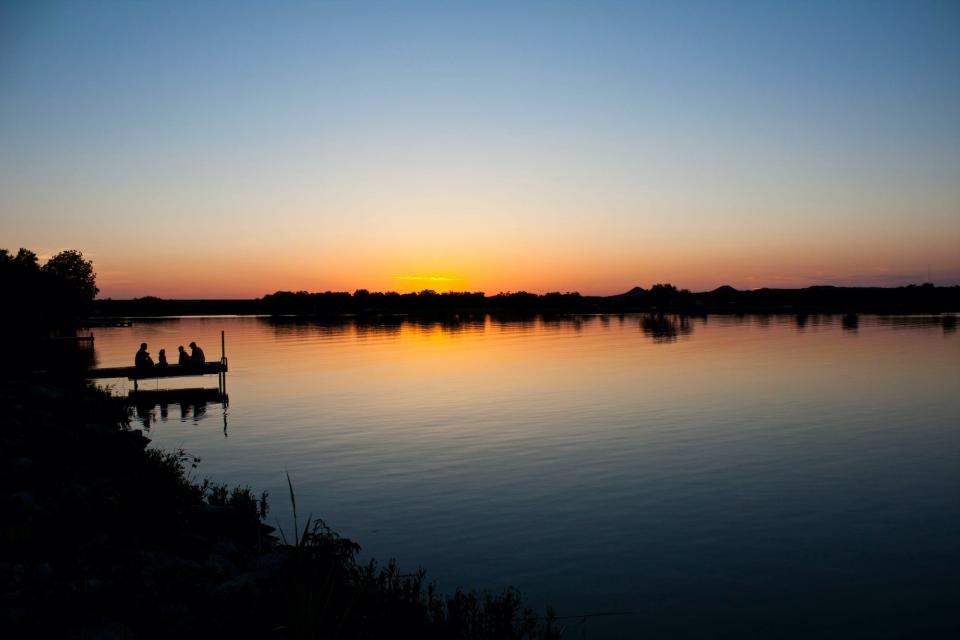 Sunset in San Angelo, Texas