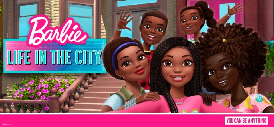 The key art for "Barbie: Life in the City" (Mattel)