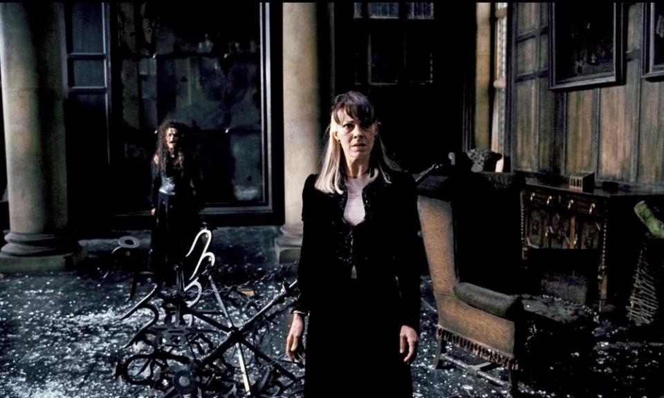 Helen McCrory in Harry Potter and the Deathly Hallows: Part 1, 2010.