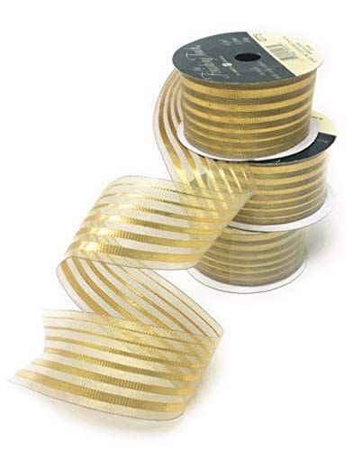 Gold Wired Ribbon