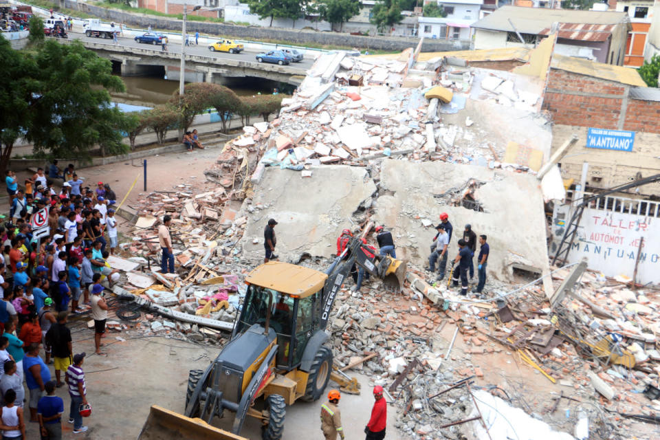 Building collapse search