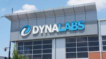 The headquarters of testing firm DYNALABS are seen in St Louis
