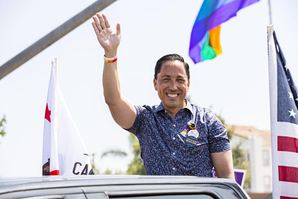 "I&rsquo;m the first [openly gay man of color] to serve in this role, and with that comes responsibilities," Gloria said.  (Photo: Daniel Knighton via Getty Images)