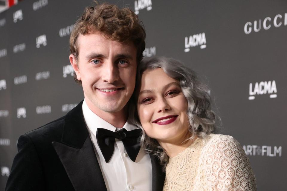 Paul Mescal and Phoebe Bridgers in happier times (Getty Images for LACMA)