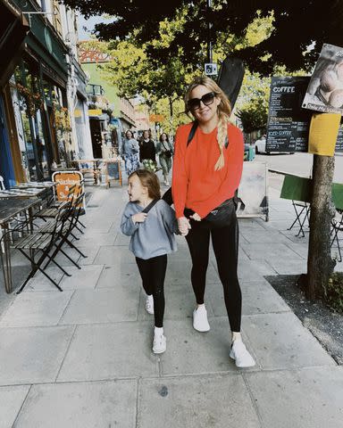 <p>Kate Hudson/Instagram</p> Kate Hudson and daughter Rani Rose take explore England together