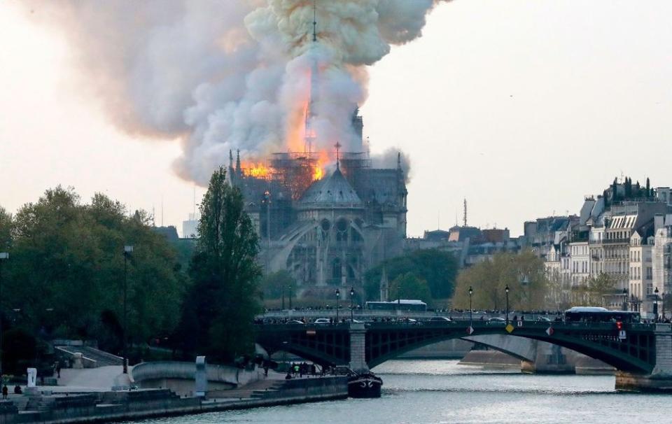 Notre Dame fire | FRANCOIS GUILLOT/AFP/Getty Images