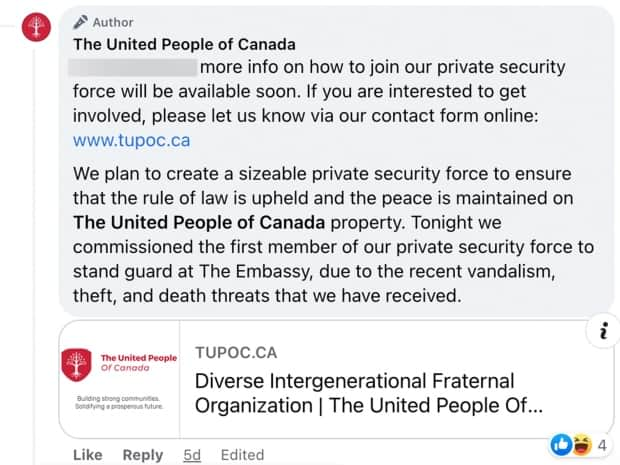 The United People of Canada/Facebook