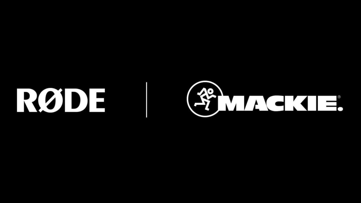  Rode and Mackie logos. 