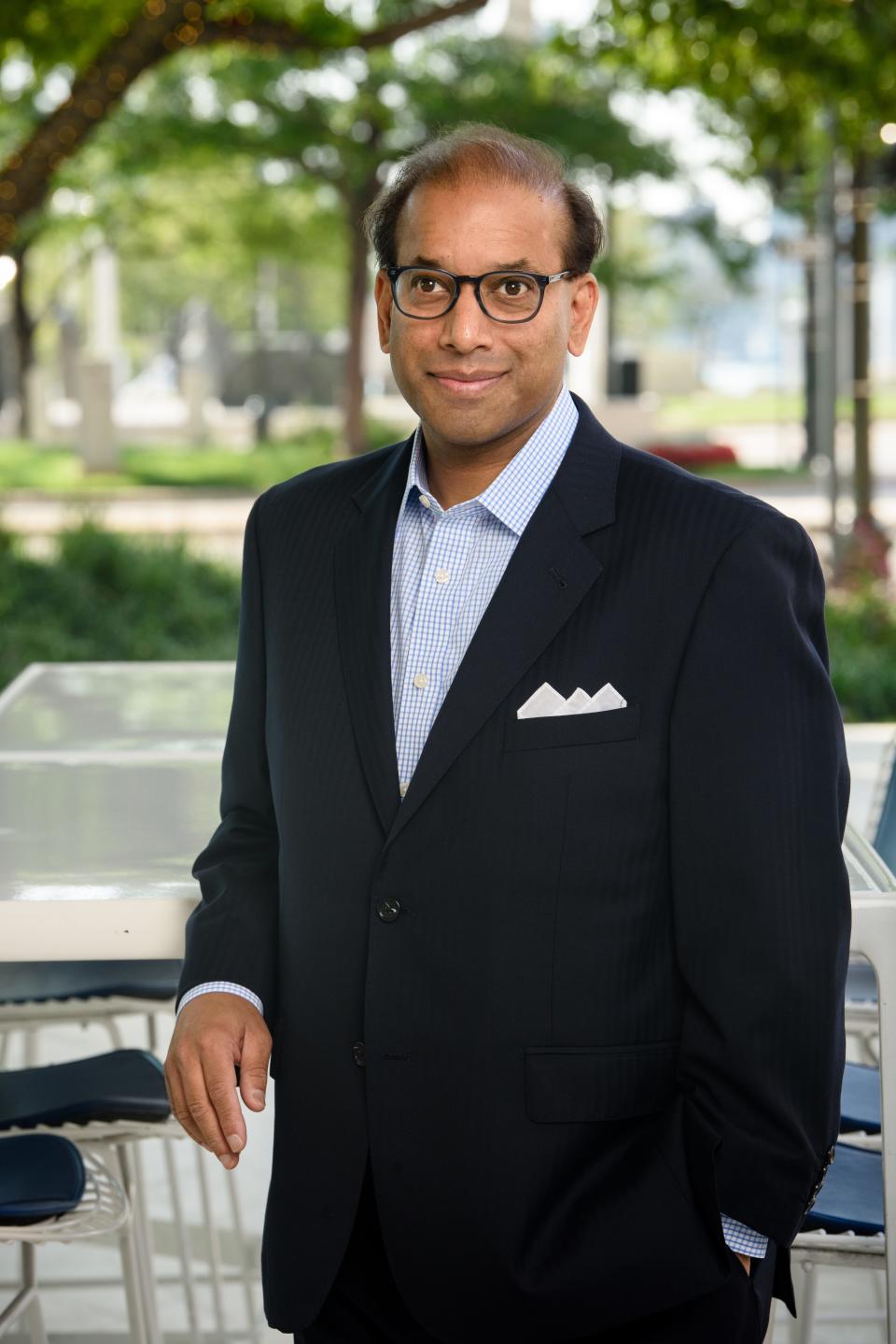 Sandy K. Baruah, chief executive officer of the Detroit Regional Chamber and former assistant secretary of commerce under President George W. Bush.