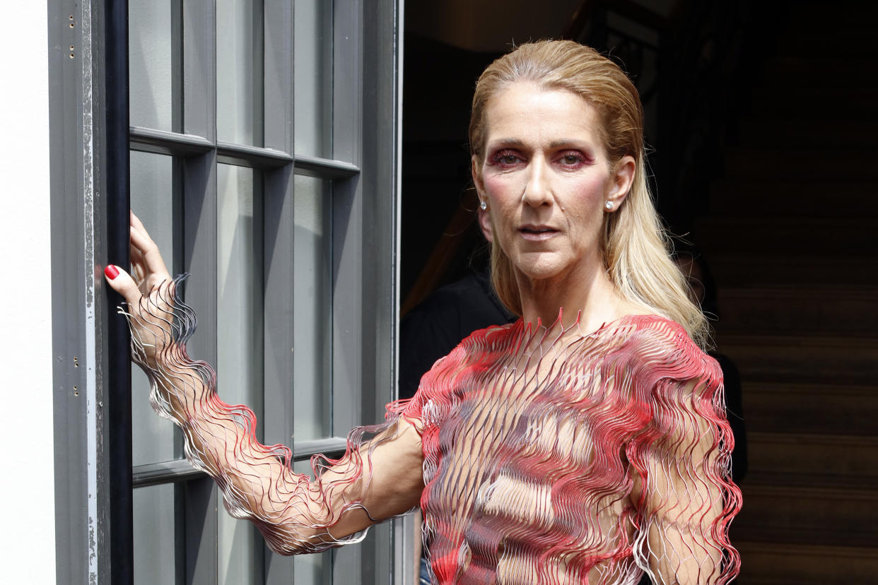 Celine Dion seen out and about in Paris, France, on July 1, 2019. (Photo by Mehdi Taamallah/NurPhoto via Getty Images)