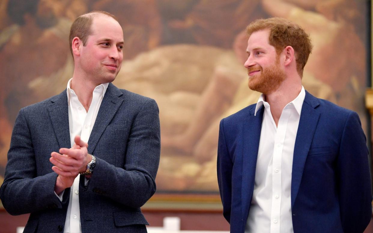 Prince William, Duke of Cambridge and Prince Harry attend the opening of the Greenhouse Sports Centre  - WPA Pool /Getty Images Europe 