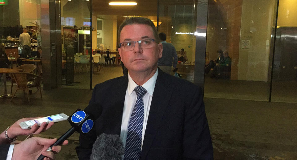 Dumped Logan mayor Luke Smith was drunk and on his way to get some KFC when he crashed into a parked car and then hit a tree, a Queensland court has been told. Source: AAP/Sarah Motherwell, file