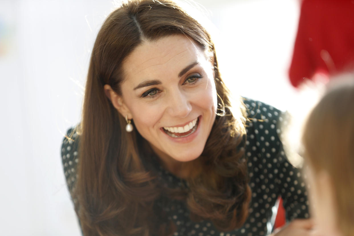 The Duchess of Cambridge at Evelina London Children’s Hospital [Photo: Getty]