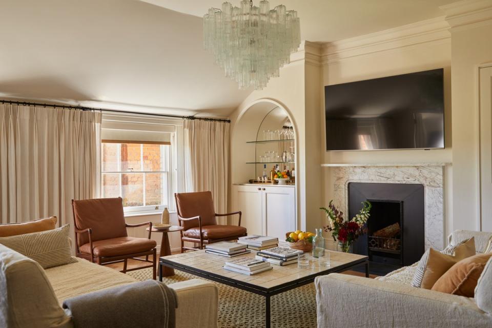 A Mansion room at The Grove with working fireplace (The Grove)