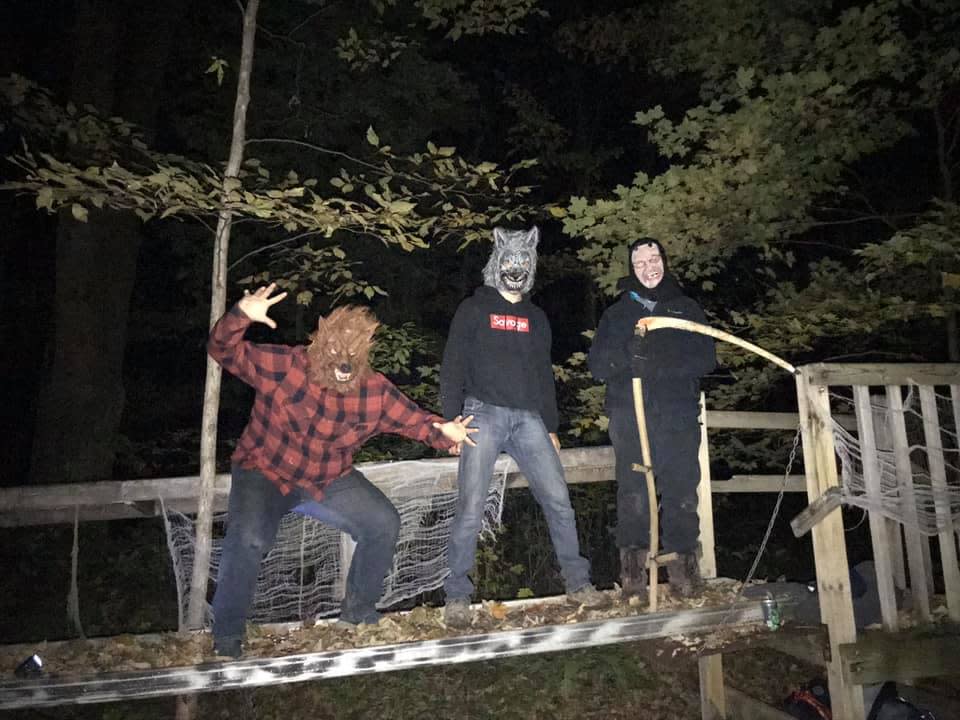 Catch a hayride for a frightening adventure in the spook-filled woods at Wilke's Dairy Farm. The haunted hayrides and dark corn maze are open the last two weekends of October.