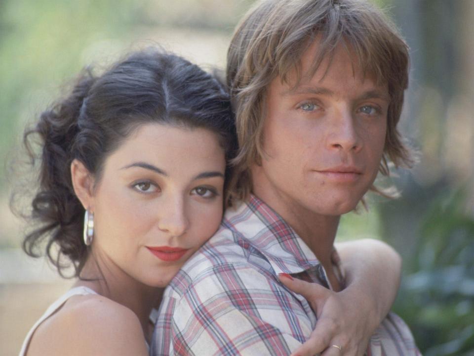 Vrooom! It's Annie Potts and Mark Hamill in "Corvette Summer."