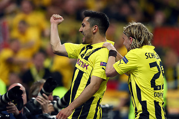 Jakub Blaszczykowski of Borussia Dortmund shows his dejection after losing the UEFA Champions League final.