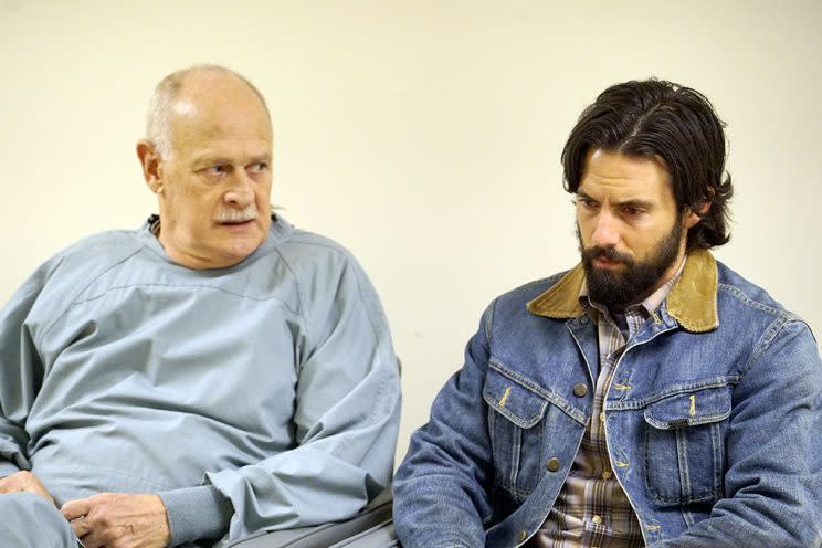 Gerald McRaney as Doctor K, Milo Ventimiglia as Jack (Photo by: Paul Drinkwater/NBC)