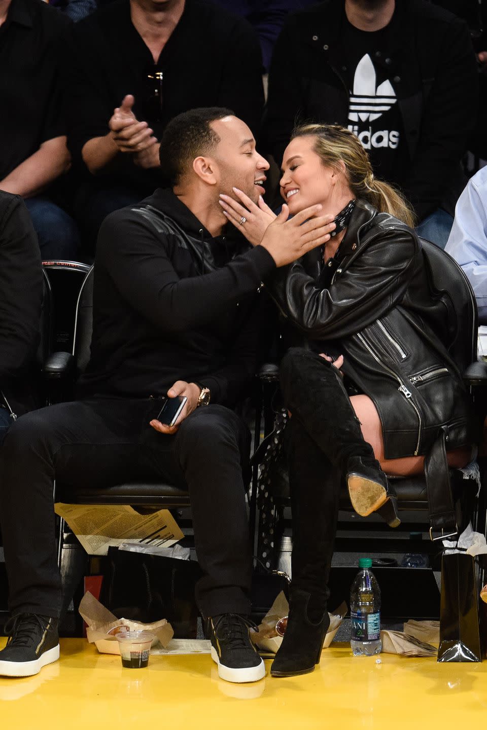 At the Los Angeles Lakers Game in 2016