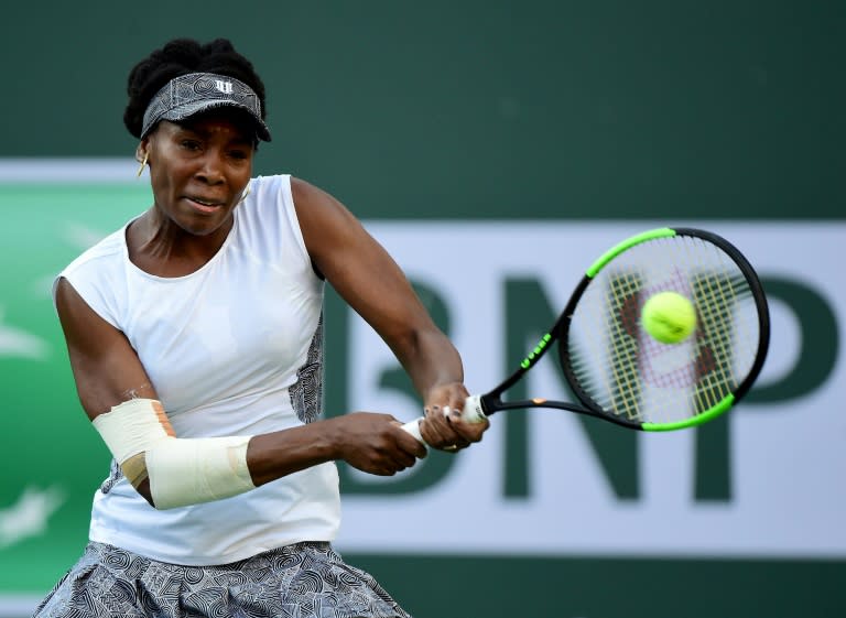 Venus Williams was on the ropes in the 12th game against Jelena Jankovic but saved three match points to force the decider and a 1-6, 7-6 (7/5), 6-1 win at Indian Wells