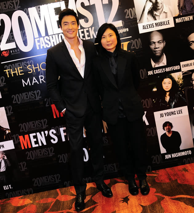 Spotted: Korean actor Daniel Henney, with Anita Hatta