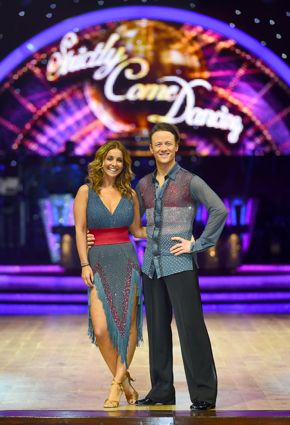 Louise Redknapp and Kevin Clifton during a photocall for the launch of Strictly Come Dancing Live Tour held at Barclaycard Arena in Birmingham.