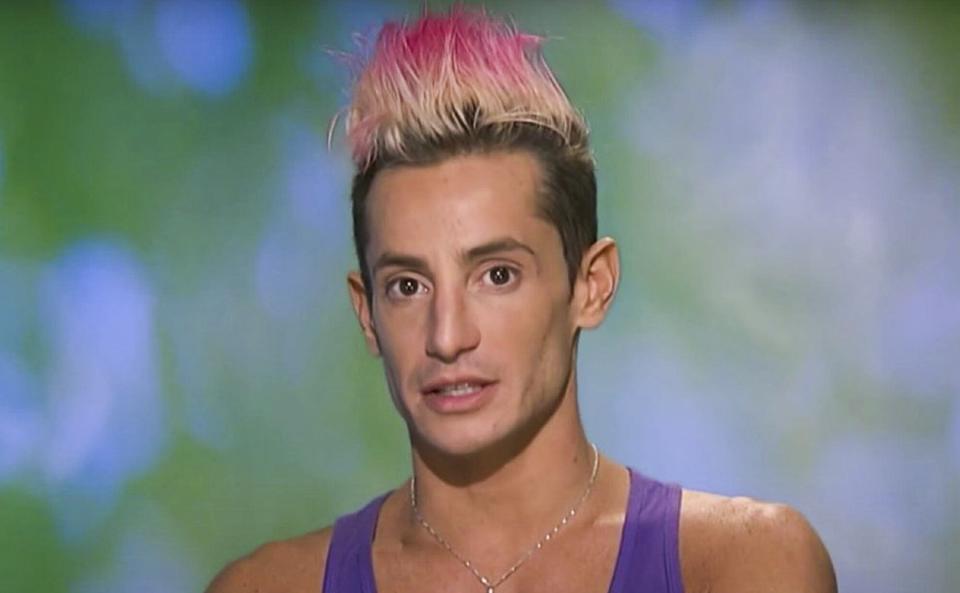 Frankie Grande in the 'Big Brother' diary room in 2014