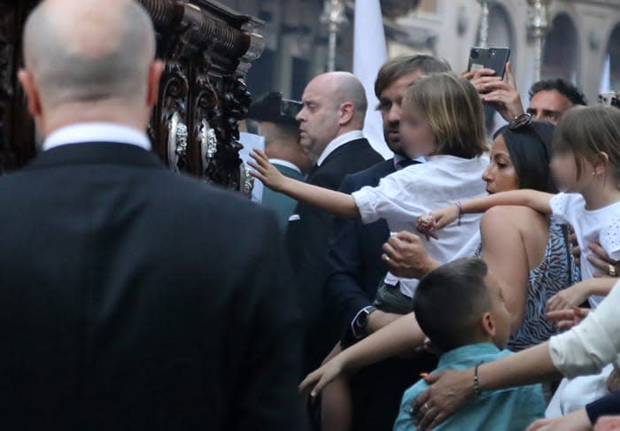 Rosauro Varo disfruta de la Semana Santa en Sevilla