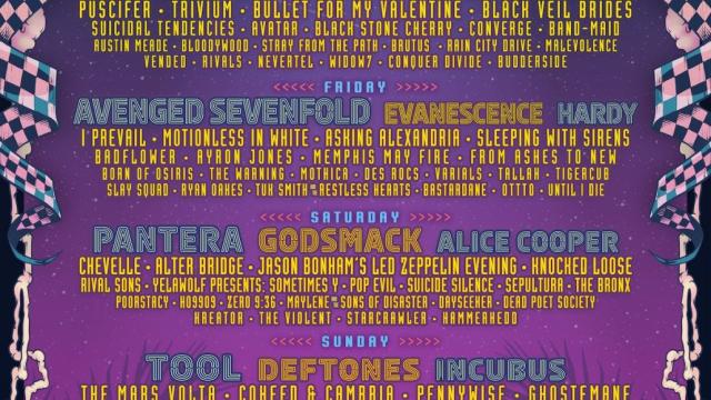 2023 Welcome to Rockville Lineup: Pantera, Tool, Slipknot, Avenged Sevenfold  and More