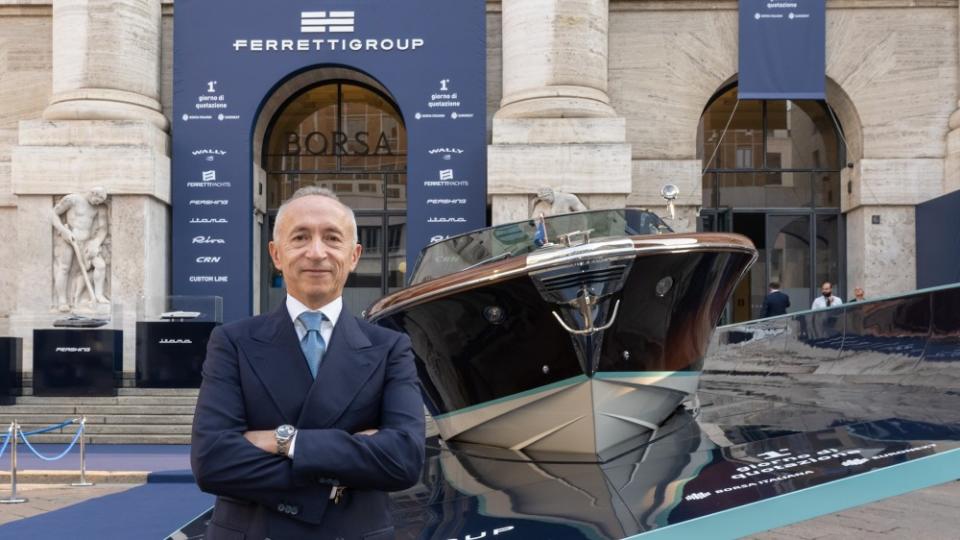 Ferretti Group becomes first luxury brand to list on both the Milan and Hong Kong stock exchanges. 
