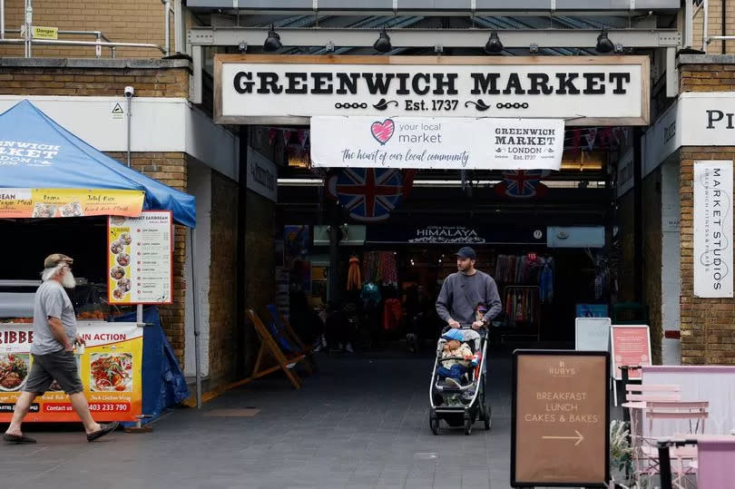 Visitors to Greenwich market in south London, Britain 31 May 2023. Facundo Arrizabalaga/MyLondon