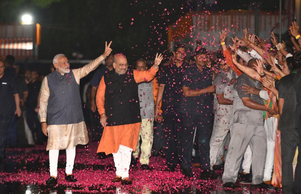 Indian elections: Prime Minister Narendra Modi thanks supporters as he declares victory