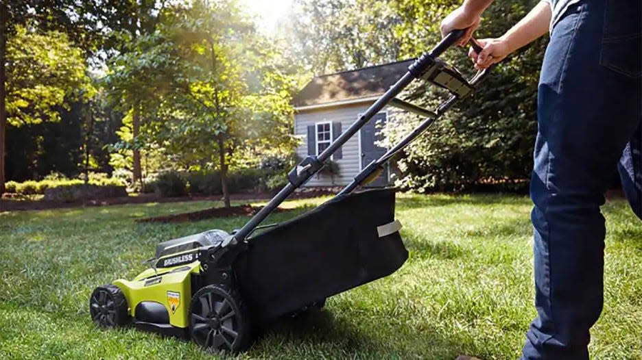 Get ready to start mowing your lawn.