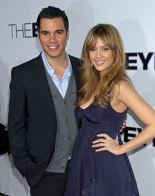 Jessica Alba and Cash Warren at the Los Angeles premiere of Lionsgate Films' The Eye