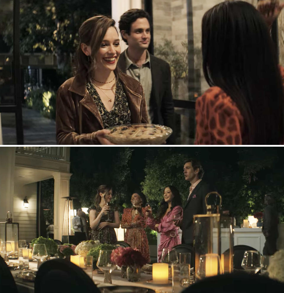 <div><p>"There were significant rewrites throughout the whole season to try and negotiate around these scenes that would require a lot of people," Penn Badgley <a href="https://ew.com/tv/you-season-3-penn-badgley-victoria-pedretti-intimate-scenes/" rel="nofollow noopener" target="_blank" data-ylk="slk:said;elm:context_link;itc:0;sec:content-canvas" class="link ">said</a>.</p></div><span> Netflix</span>