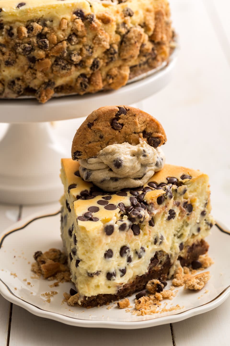 Chocolate Chip Cookie Dough Cheesecake